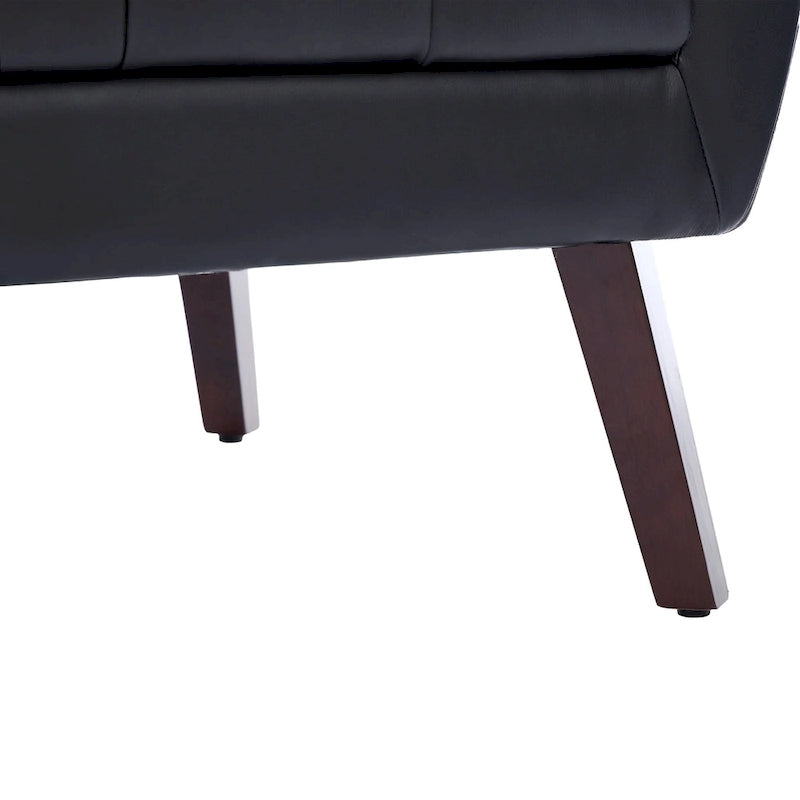 Gestoffeerde loungefauteuil met gecapitonneerde armleuningen
