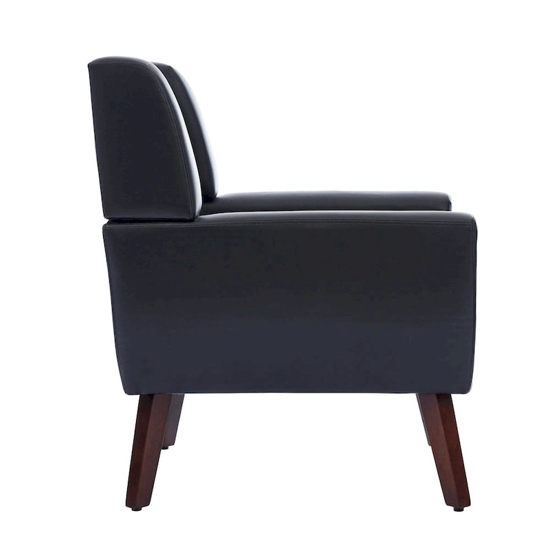 Gestoffeerde loungefauteuil met gecapitonneerde armleuningen