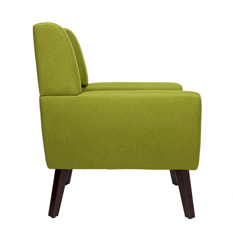 Gestoffeerde loungefauteuil met gecapitonneerde armleuningen