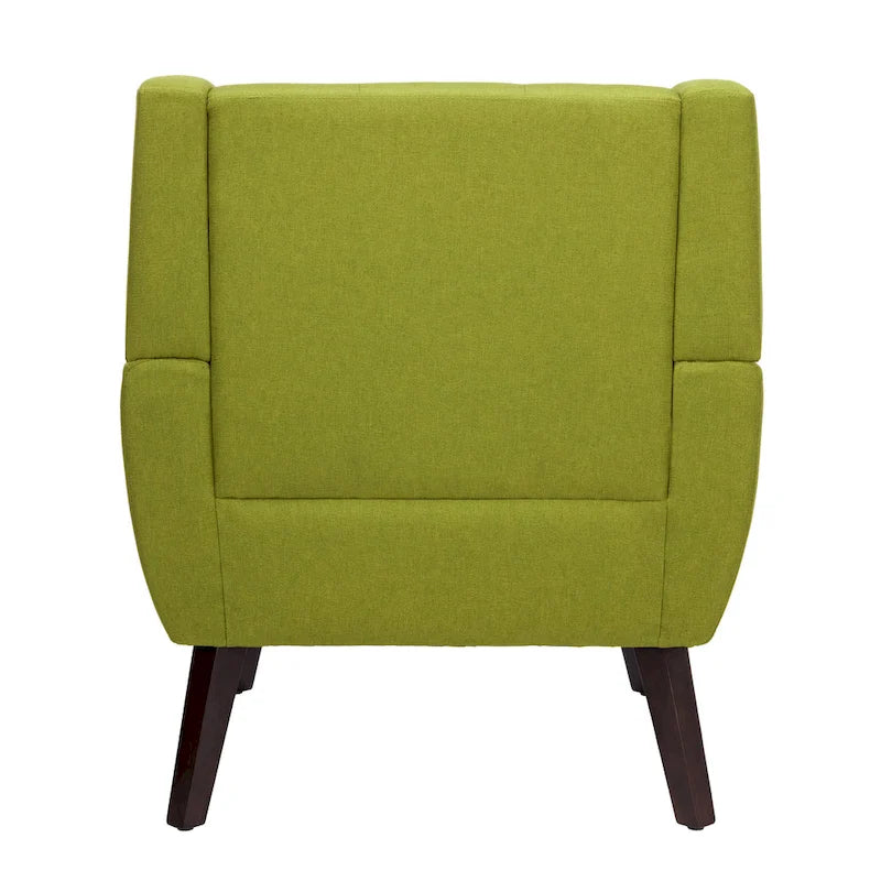Gestoffeerde loungefauteuil met gecapitonneerde armleuningen
