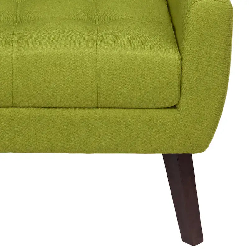Gestoffeerde loungefauteuil met gecapitonneerde armleuningen