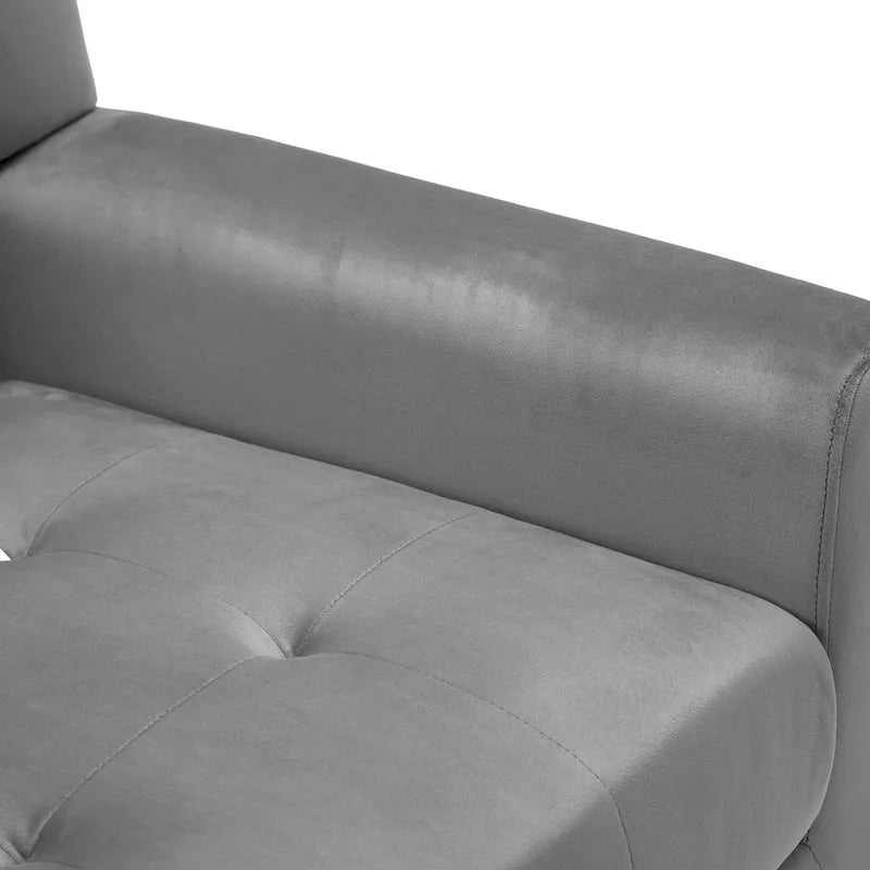Gestoffeerde loungefauteuil met gecapitonneerde armleuningen