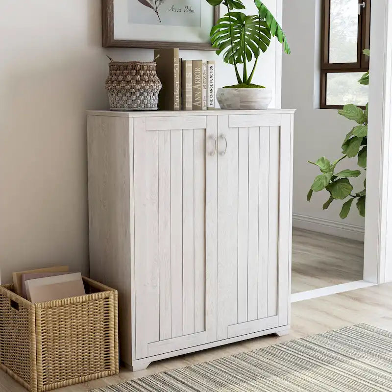 Transitional 5-shelf Cabinet by