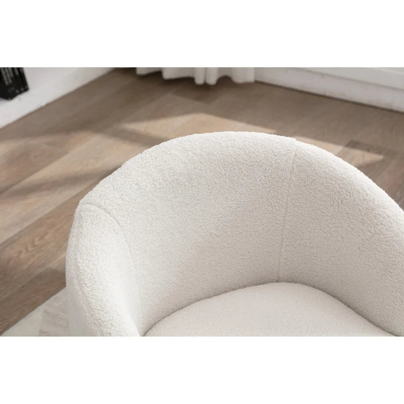 Draaibare loungefauteuil in tonstijl