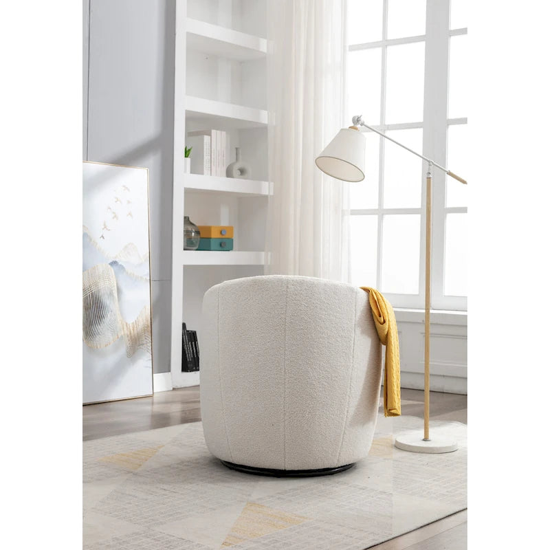 Draaibare loungefauteuil in tonstijl