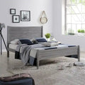 Rustic Queen Platform Bed by
