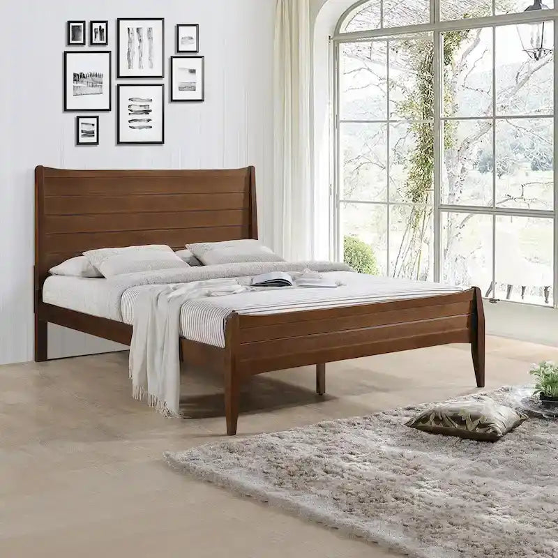 Rustic Queen Platform Bed by