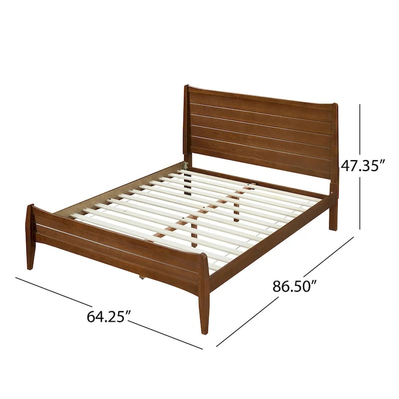 Rustic Queen Platform Bed by