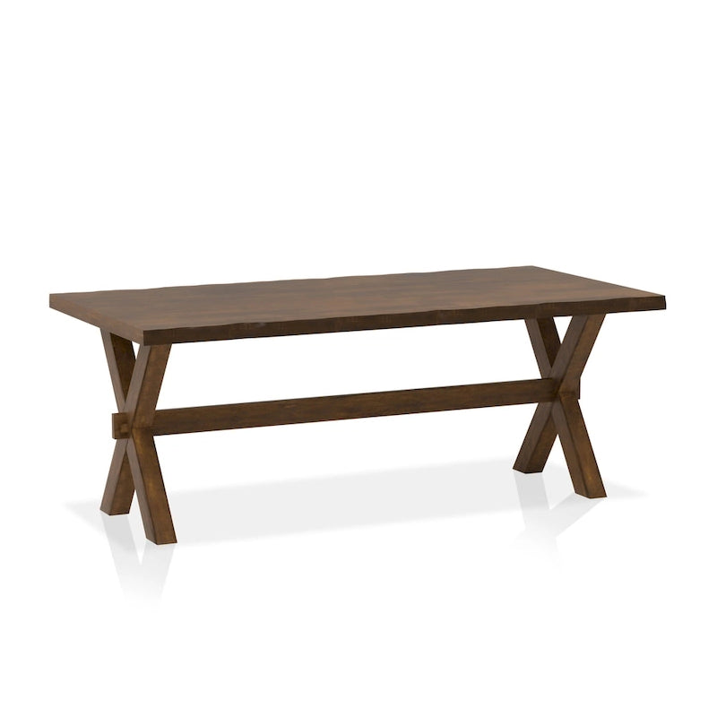 Transitional Walnut 47-inch Solid Wood Coffee Table by