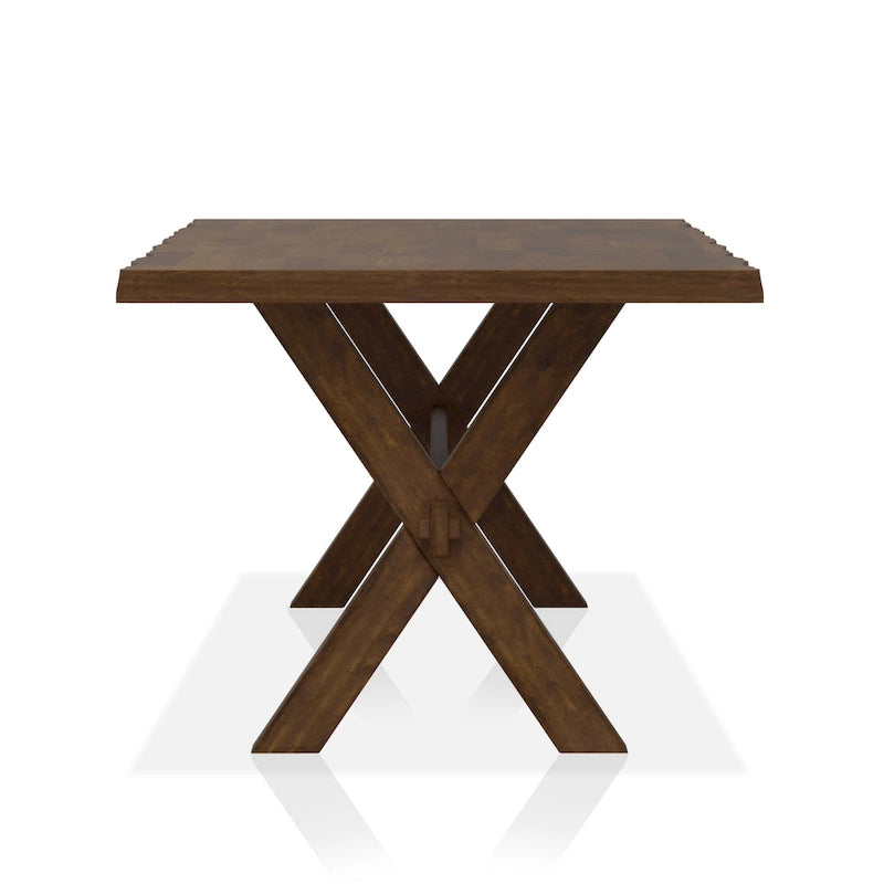 Transitional Walnut 47-inch Solid Wood Coffee Table by