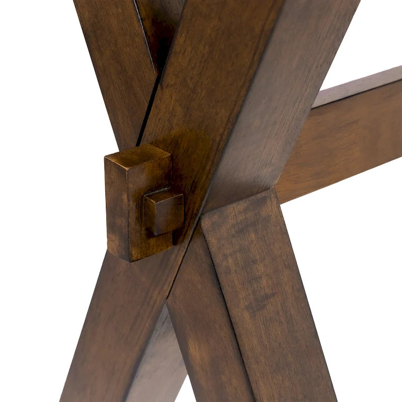 Transitional Walnut 47-inch Solid Wood Coffee Table by