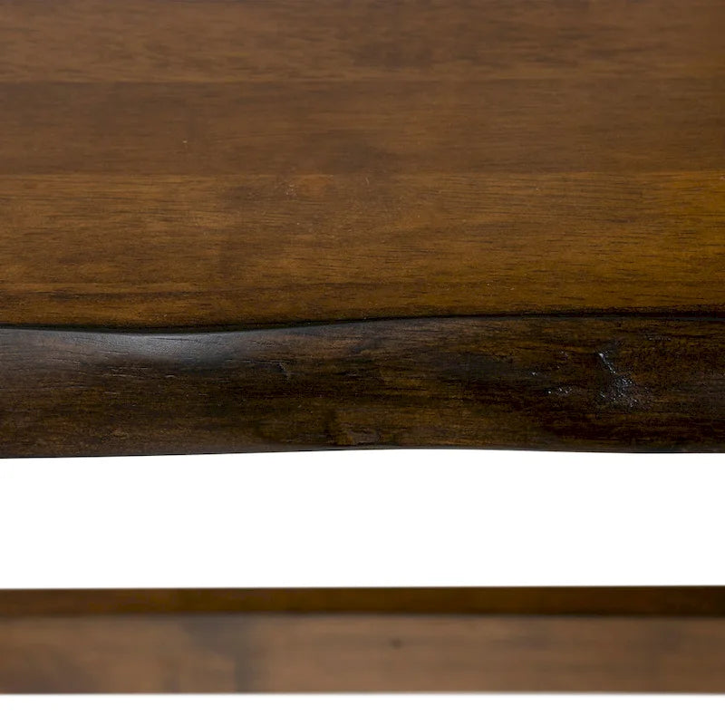 Transitional Walnut 47-inch Solid Wood Coffee Table by