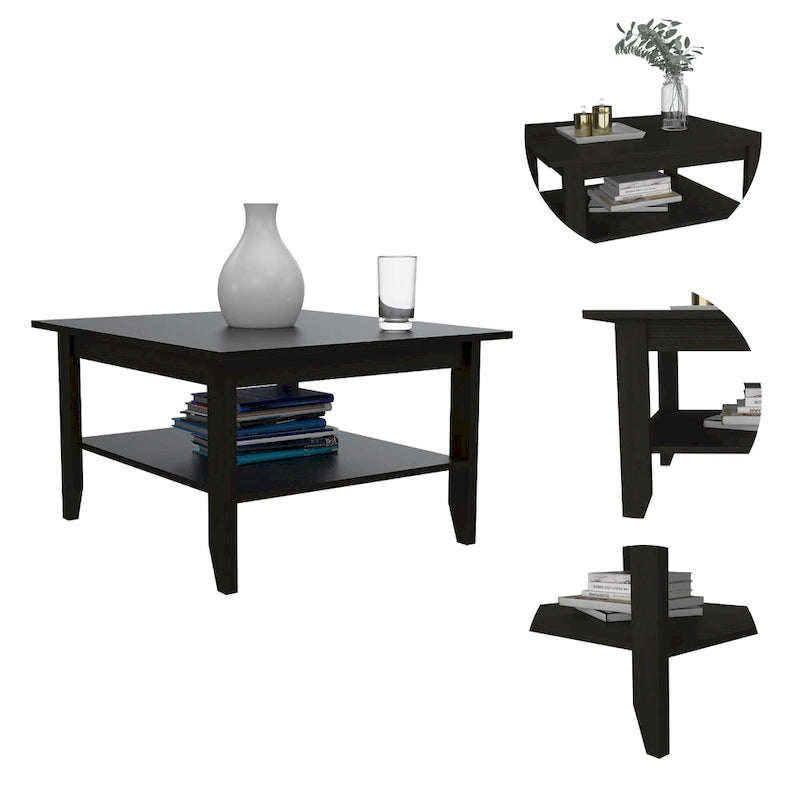 Coffee Table with Open Shelf