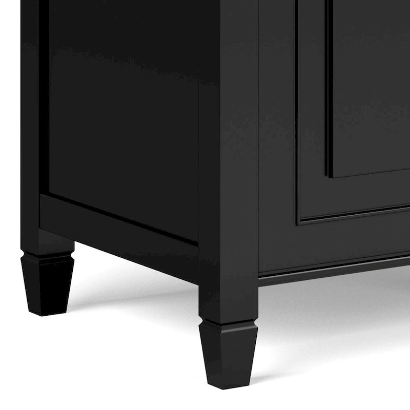 SOLID WOOD 51 inch Wide Traditional Storage Bench Trunk - 51 W x 18 D x 20.75 H