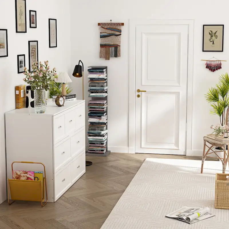 Letto a scomparsa matrimoniale completo bianco con cassettiera, per sala feste o ufficio domestico, salvaspazio
