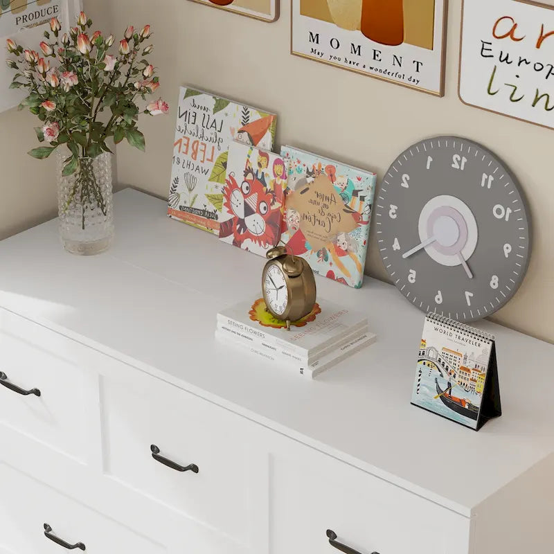Letto a scomparsa matrimoniale completo bianco con cassettiera, per sala feste o ufficio domestico, salvaspazio