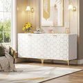 Meuble de rangement d'appoint moderne de 31.5 pour salon et cuisine (lot de 2 )
