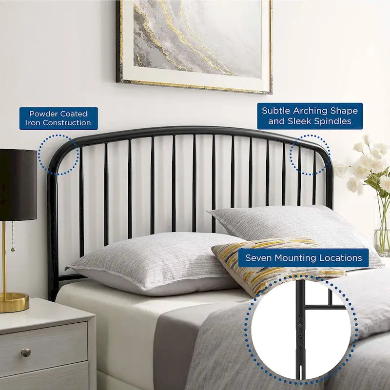 Queen Metal Headboard