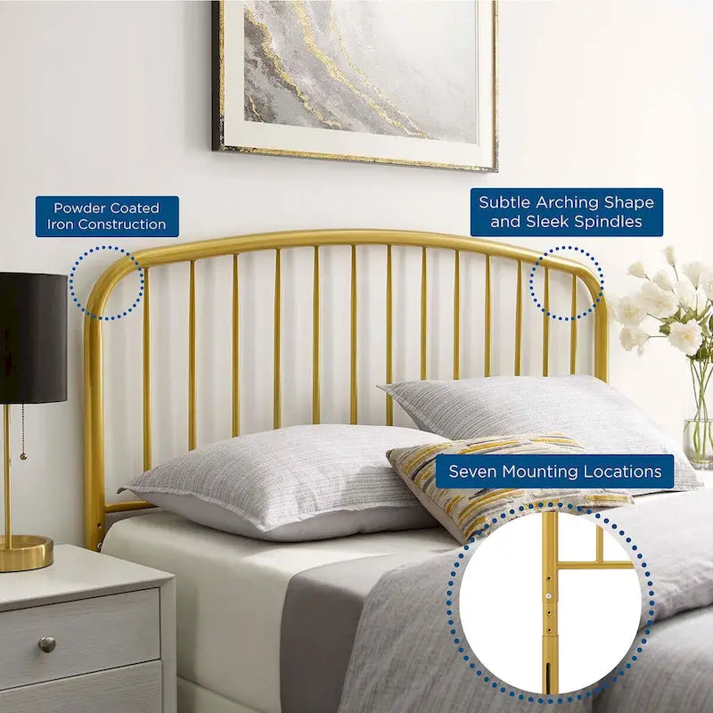 Queen Metal Headboard