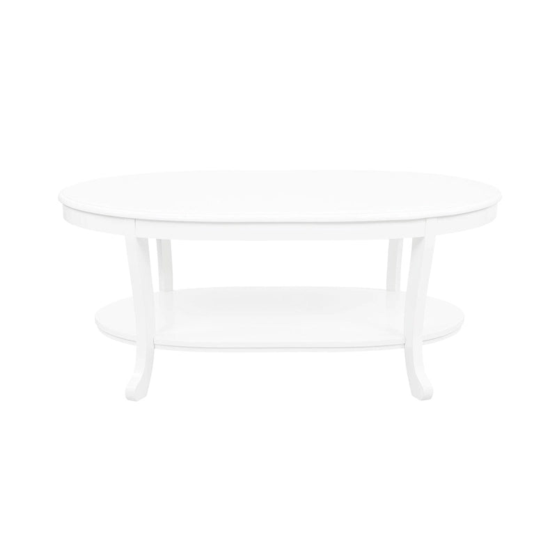Rusitc White Wood Coffee Table