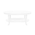 Rusitc White Wood Coffee Table