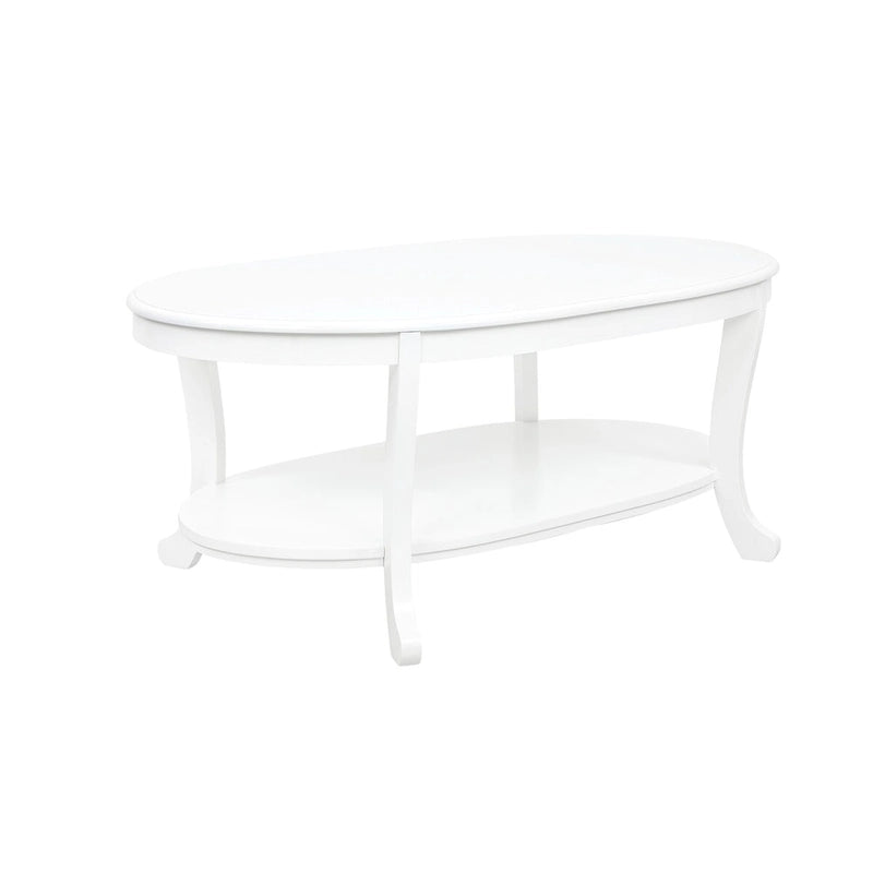 Rusitc White Wood Coffee Table