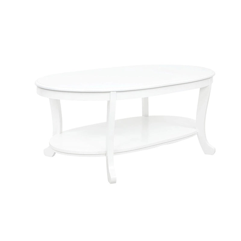 Rusitc White Wood Coffee Table