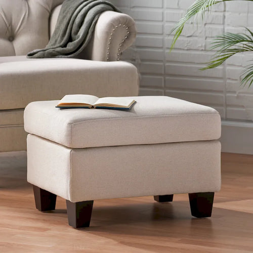 1PCS Fabric Ottoman